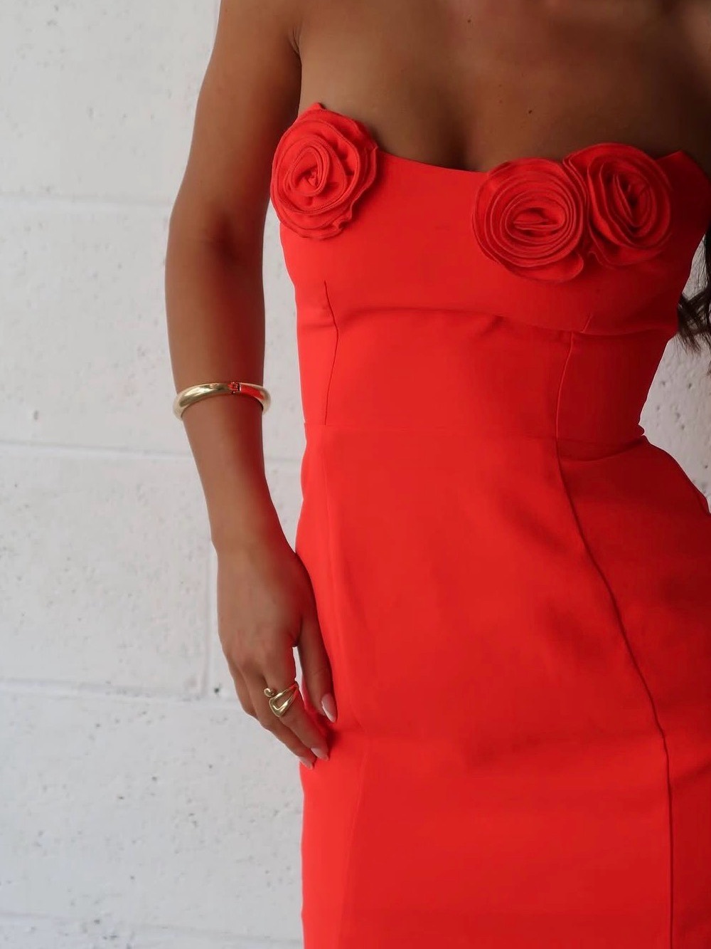 Amanda Uprichard Strapless Sabine REVOLVE Mini Dress - Picture 3 of 9